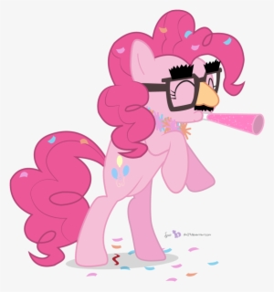 dm29, glasses, groucho mask, pinkie pie, safe, simple - my little pony pinky