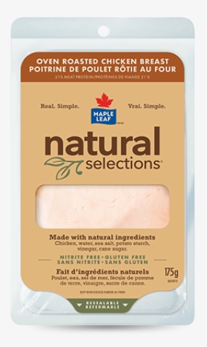 Maple Leaf Natural Selections Oven Roasted Chicken - Natural Selection Chicken Breast