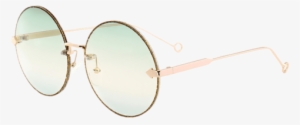 Zaful Vintage Arrow Embellished Rimless Round Sunglasses - Still Life Photography