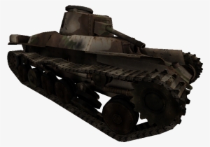 Type 97 Shinhoto Destroyed Waw - Churchill Tank