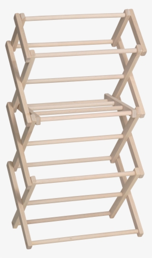 Small Wooden Clothes Drying Rack Heavy Duty 100% Hardwood - Clothes Horse