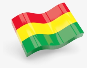 Bolivia Flag Wave Icon - Bandera Boliviana Png