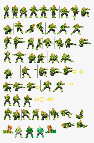 Android 16 By Belial - Dbz Android 16 Sprites