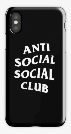 Anti Social Social Club Logo Iphone X Snap Case - Anti Social Social Club New York