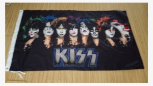 Kiss Rock & Roll Band Music Flag 3'x5' Banner Concert - Kiss Band Flag