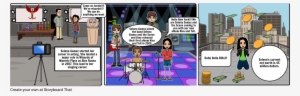 Selena Gomez Story Board - Cartoon