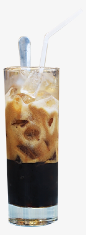 Cold brewed iced latte coffee on plastic cup, side view with transparent  background, Generative AI Technology 24734004 PNG