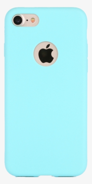Light Blue Iphone 7 Soft Case - Mac