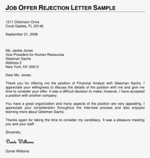Sample Of Rejection Letter Valid Free Job Application - Job Rejection Letter