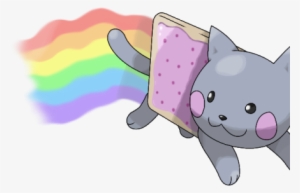 oof #nyancat #roblox #rainbow # Meme #freetoedit - Nyan Cat Oof Gif, HD Png  Download , Transparent Png Image