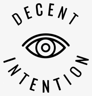 Decent Is Good Enough - Black And White Aesthetic Eye Png