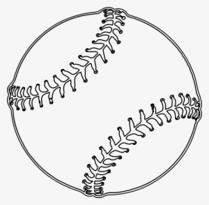 Baseball Outline - Baseball