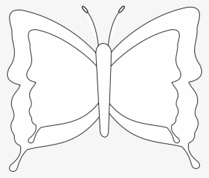 Butterfly Clip Art Black And - Clip Art Png Illustrator