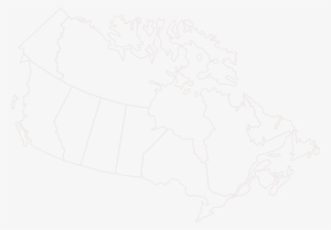 Canada Map Grey Outline - Blank Map Of Canada