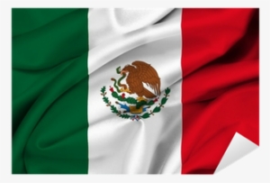 Vinilo Pixerstick Ondeando Bandera Mexicana - Elektroplate Mex-oval Mexican Flag Oval Auto Chrome