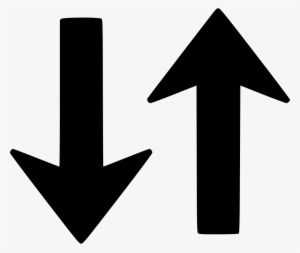 swap clipart up and down arrow - 2 way traffic arrows