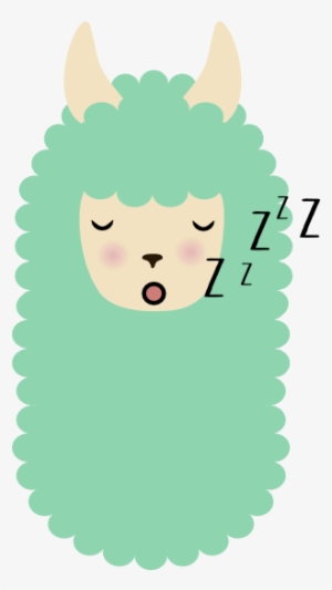Sleepy Llama - Emoji Llama