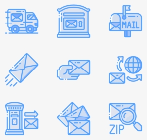 postal service 40 icons - icon