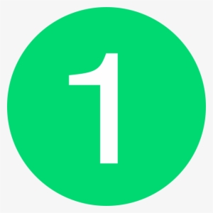 Number 1 Button Green Clip Art At Clker - Icon