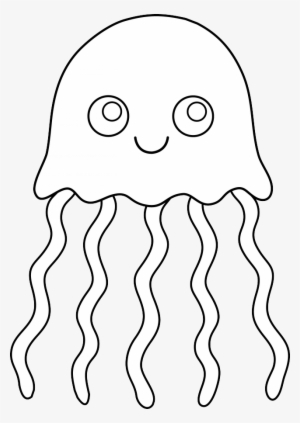 Cute Colorable Jellyfish Id 93515 Uncategorized Yoand - Free Jellyfish Printables To Color