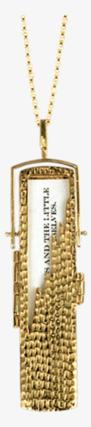 <<vermeil - Fortune & Frame - Jagged Fortune Locket Necklace