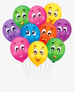Faces Cartoon Clipart Picture Is Available For Free - Cartoon Images Of Balloons