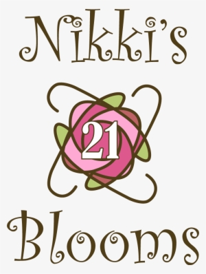 Nikki's 21 Blooms - Wall Decor Plus More Funky 3-letter Monogram Wall Stickers