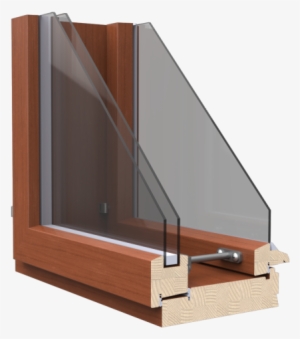 Of Double Frame Windows With A More Modern Design, - Plywood