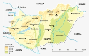 Hungary's Geography - Hungary Topographic Map