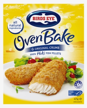 oven bake original - birds eye crumbed fish
