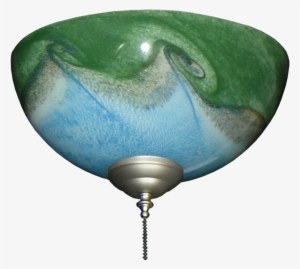 Picture Of 2263 Blue Green Hand-blown Specialty Glass - Bowl