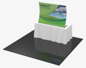 Table Top Wave Shape Design 1 Trade Show Display - Trade Show Table Top Displays