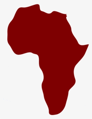 Africa Clip Art At Clker - Red Map Of Africa