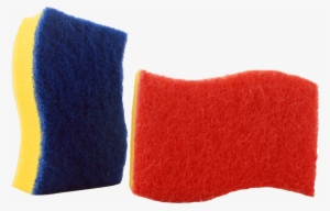 Multi-purpose Scouring Sponge 2 Pcs Wave Shape - Wool