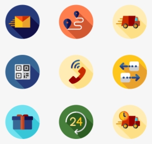 Shipping And Delivey - Trip Icons