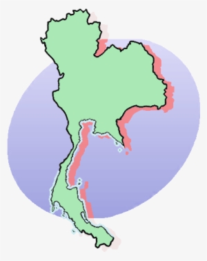 P Thailand - Thailand Map Icon Png