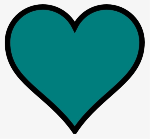 Dark Blue Clipart Heart - Transparent Background Heart Clipart