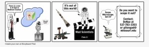 Mad Scientists - Cartoon