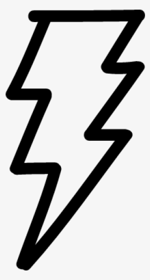Thunder Bolt Hand Drawn Outline Vector - Icon
