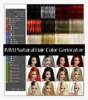 Imvu Natural Hair Color Generator - Human Hair Color