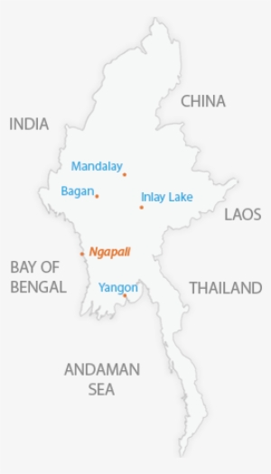 location-map - myanmar map vector