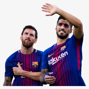Luis Suárez & Lionel Messi Render - Suarez And Messi Hd 2017
