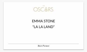 Original Best Actress Card - Oscar 2014