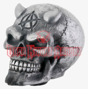 Chrome Devil Skull Shifter Knob - Chrome Devil Satin Skeleton Skull Car Shifter Shift