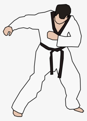 Taekwondo Karate Martial Arts Computer Icons Eighth - Sort Bælte Karate