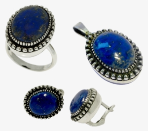 Lapis Lazuli Sterling Silver Set