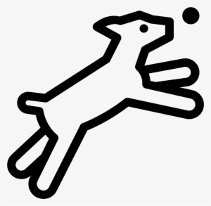 Dog Playing With Ball Clipart - Dog Park Icon Png