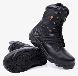 Combat Boots - Blxck - Delta Shoes Black