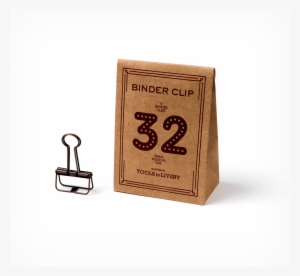 32 Binder Clips - Bronze