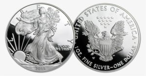 Proof American Eagle Silver Coin - 2018 American Silver Eagle